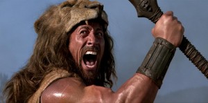 Dwyne Johnson pelea en 'Hércules'