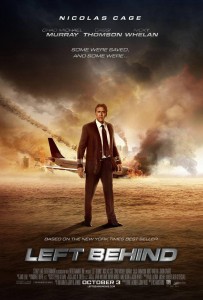 Nicolas Cage contra los elementos en el póster de 'Left behind'