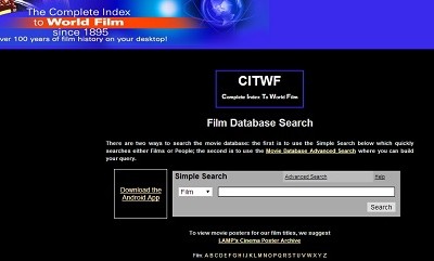 CITWF Film Database