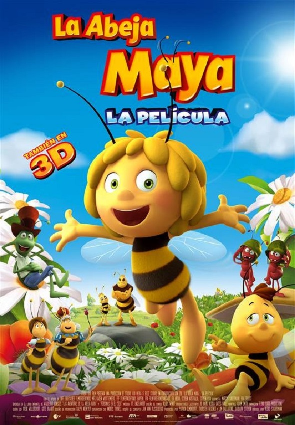 La Abeja Maya póster de la nueva película en 3D