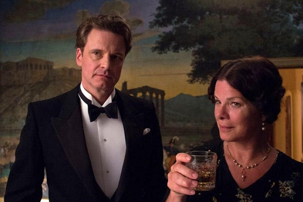 Colin Firth y Marcia Gay Harden