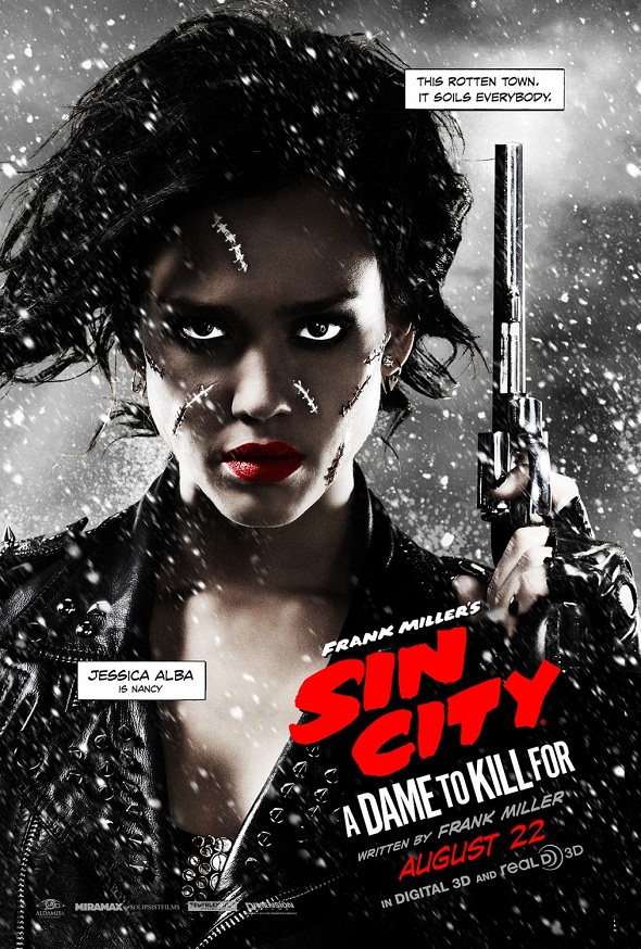 Póster de Jessica Alba para la nueva entrega de 'Sin city'