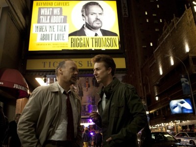 Michael Keaton y Edward Norton en 'Birdman'