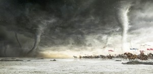 Los hebreos tratan de escapar del faraón