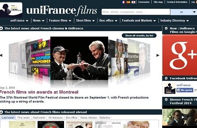 Unifrance Films. Base de datos