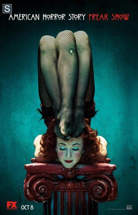 Tres nuevos pósteres de 'American Horror Story: Freak Show'!|Noche de Cine