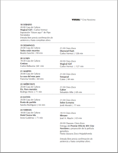 Festival Visual Cine Novísimo