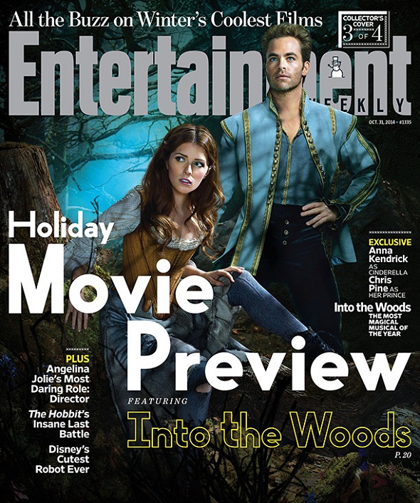 Anna Kendrick y Chris Pine serán Cenicienta y su Príncipe en 'Into the woods'
