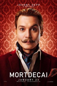 Póster de Johnny Depp para 'Mortdecai'