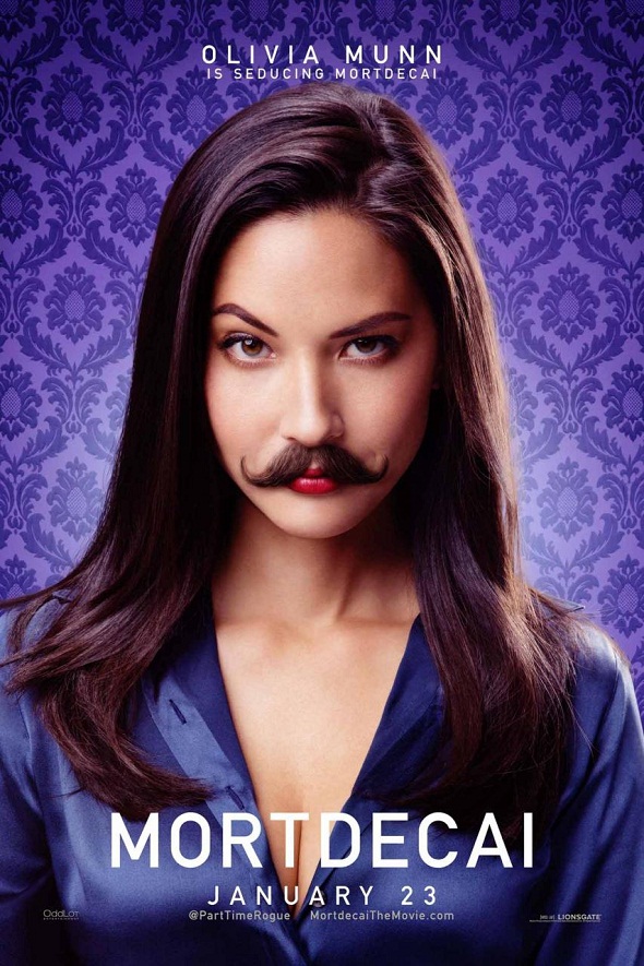 Olivia Munn también está presente en 'Mortdecai'