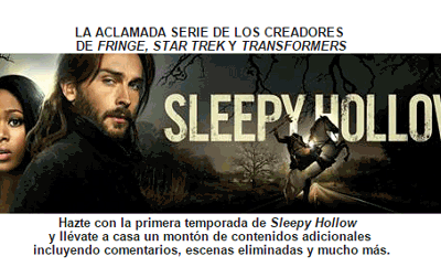 La primera temporada de la serie Sleepy Hollow, ya disponible para el formato doméstico