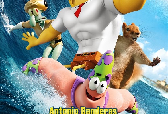 Bob Esponja. Un héroe fuera del agua. Póster