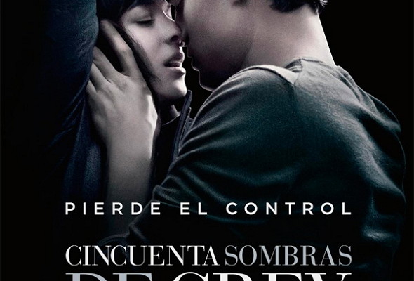 Póster en español de Cincuenta Sombras de Grey