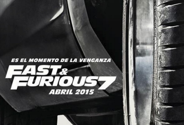 Póster en español de A todo gas 7 (Fast & Furious 7)