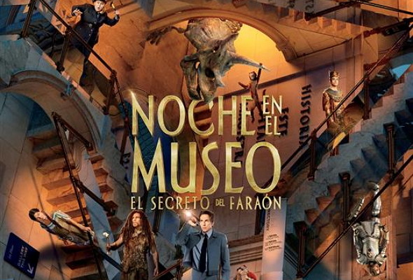 Póster en español de Noche en el Museo: El secreto del Faraón (Night at the Museum: Secret of the Tomb)