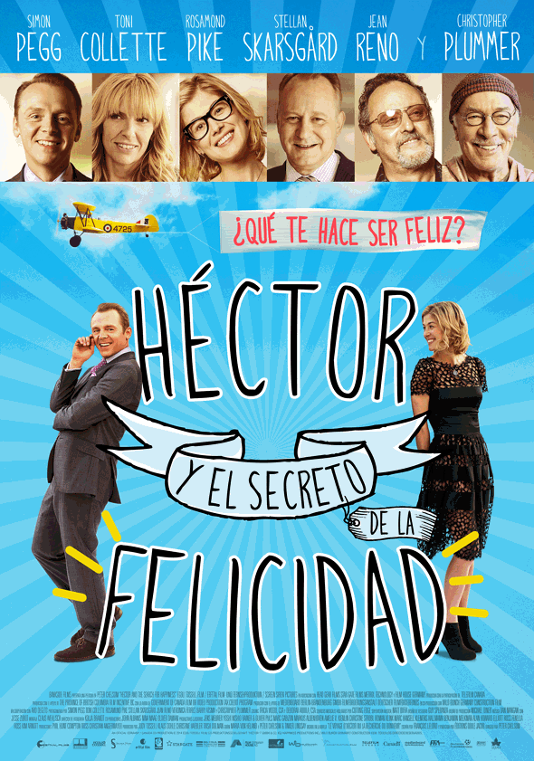 Póster de la película Héctor y el secreto de la felicidad Póster de la película Héctor y el secreto de la felicidad