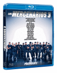 Carátula del Blu-ray en español de 'Los Mercenarios 3'