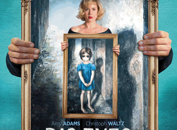 Póster en español de la película Big Eyes