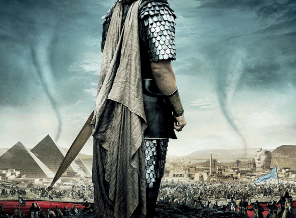 Póster en español de Exodus Dioses y Reyes
