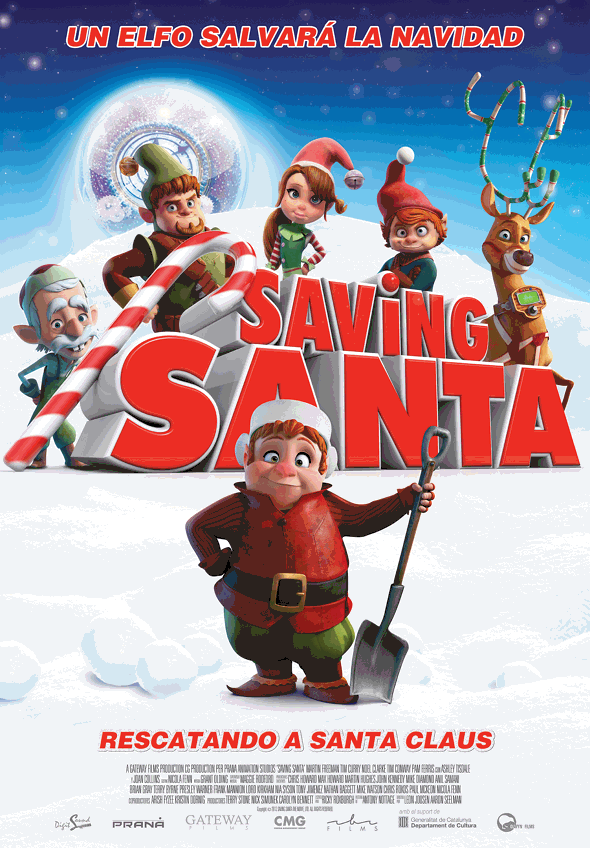 Saving Santa Póster en español de 'Saving Santa (Rescatando a Santa Claus)'