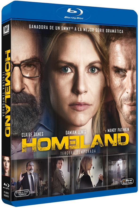 Tercera temporada de 'Homeland' en Bluray