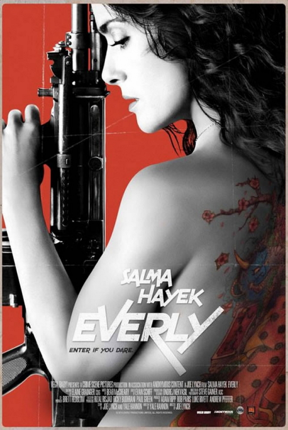 Salma Hayek protagoniza el póster de 'Everly'