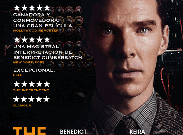Póster en español de The Imitation Game (Descifrando Enigma)