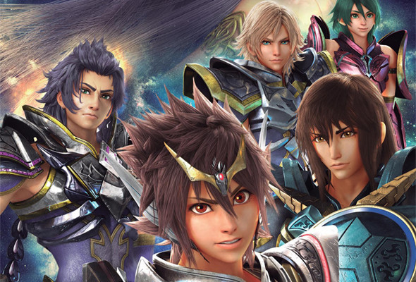 Caballeros del Zodiaco. Poster.