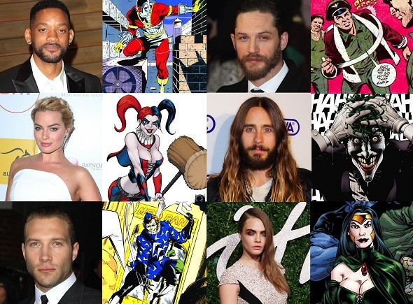 Protagonistas del 'Escuadrón suicida'