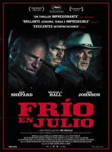 Póster de 'Frio en Julio'.