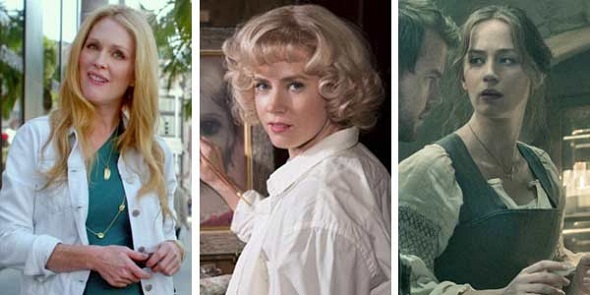 Julianne Moore, Amy Adams y Emily Blunt Julianne Moore, Amy Adams y Emily Blunt