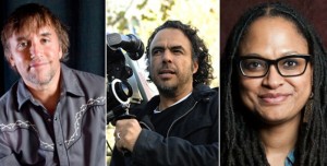 Richard Linklater, Alejandro González Iñárritu y Ava DuVernay