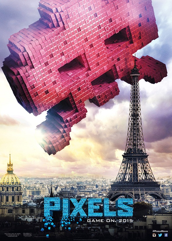 Space Invaders vs Torre Eiffel