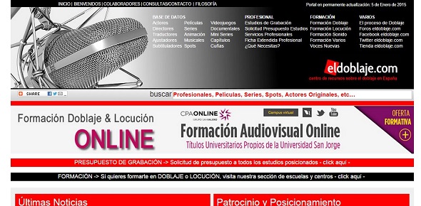El doblaje. com