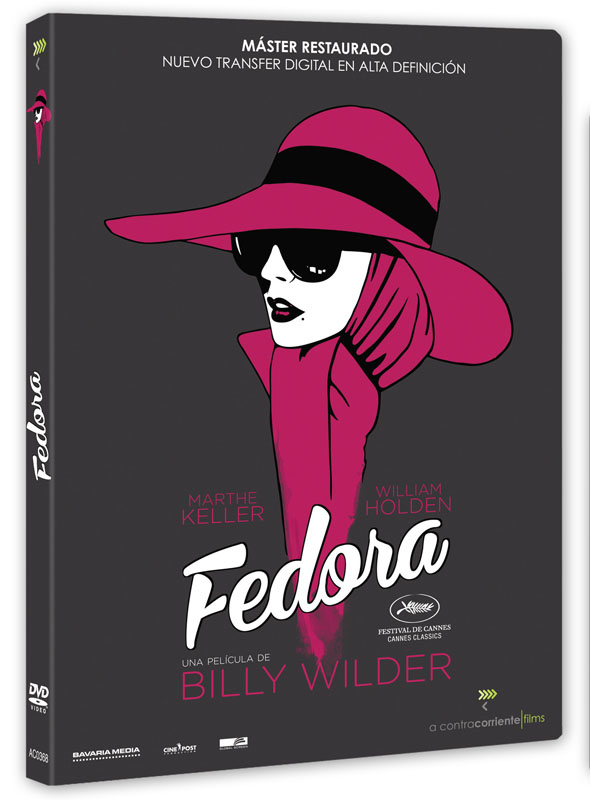 Carátula del DVD de 'Fedora'