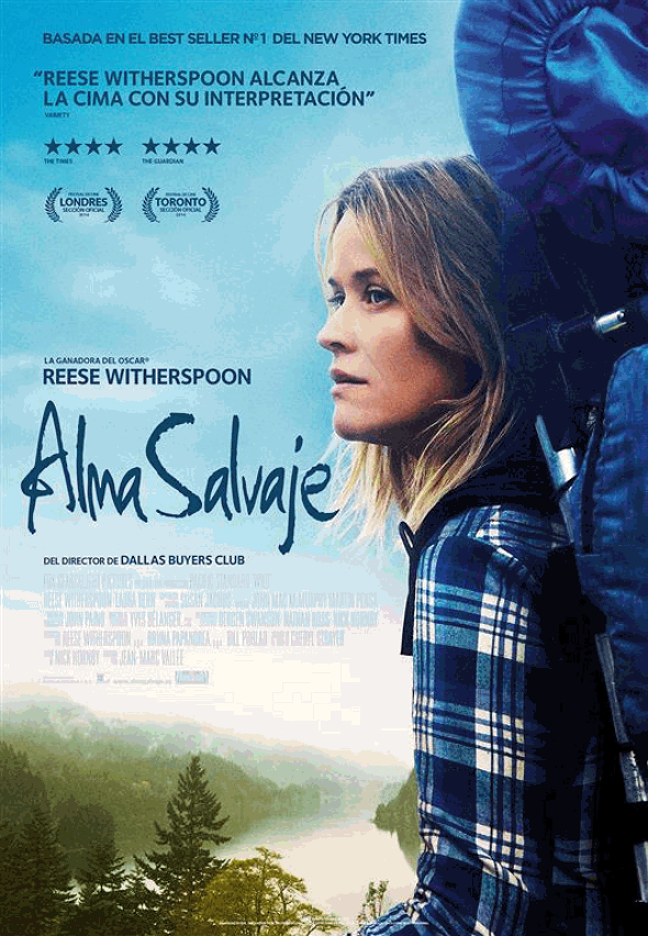 Póster en español de la película Alma Salvaje (Wild)