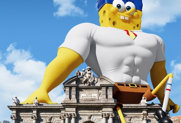 Bob esponja un heroe fuera del agua