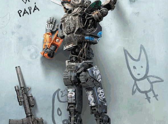 Póster en español de la película Chappie