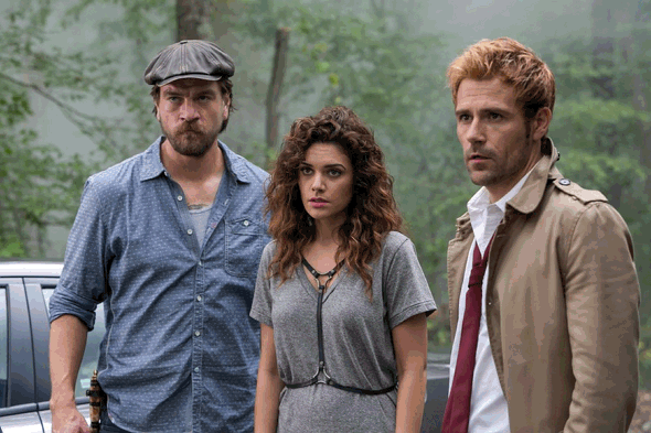 El trío protagonista de la serie Constantine