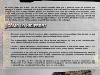 Curiosidades de Corazones de Acero (Fury): Creando una Hermandad