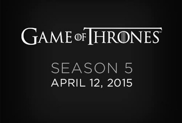 Anuncio de HBO de la quinta temporada de Juego de Tronos