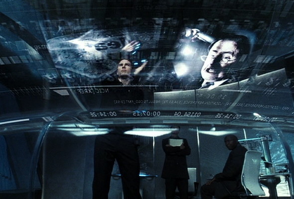 Un fotograma de la película Minority Report