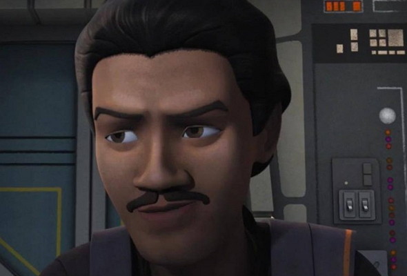 Una imagen de Lando Calrissian en Star Wars Rebels