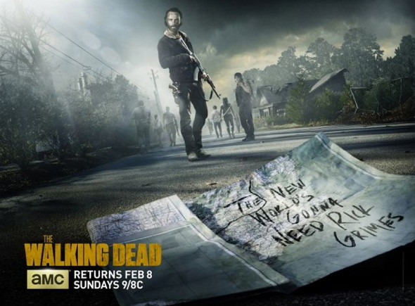 Póster de la quinta temporada de The Walking Dead