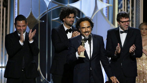 Alejandro González Iñárritu, premiado por el guión de 'Birdman'