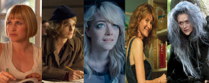 Patricia Arquette, Keira Knightley, Emma Stone, Laura Dern y Meryl Streep