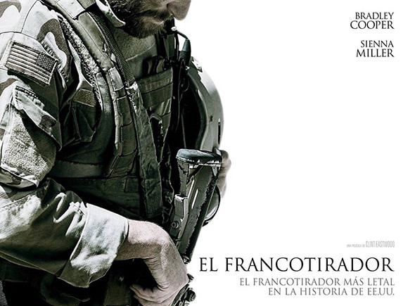 Imagen de el póster en español de El Francotirador