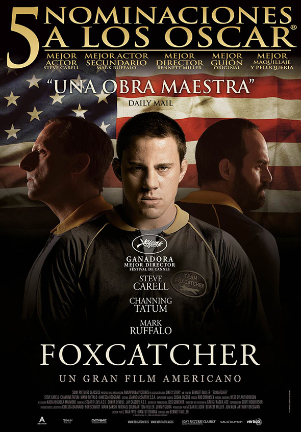 Imagen del Póster en español de la película 'Foxcatcher'