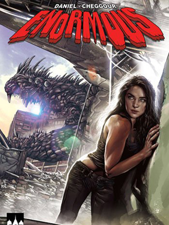 Una imagen de la portada del cómic 'Enormous'