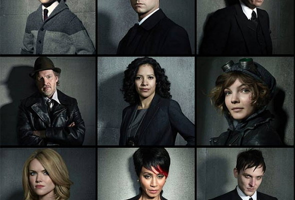 Una imagen con los principales protagonistas de 'Gotham'